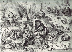 The Seven Deadly Sins by Pieter Bruegel the Elder.